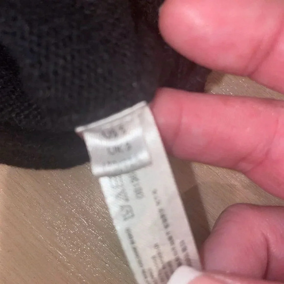 FP Beach Kai Black Cardigan Sweater crop Tank Button Detail Size S/P - Picture 6 of 10